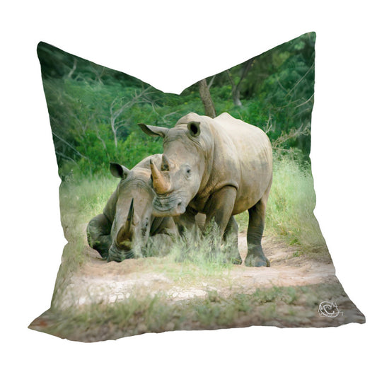 Supporting Rhinos Luxury Scatter by Ferdie Muller