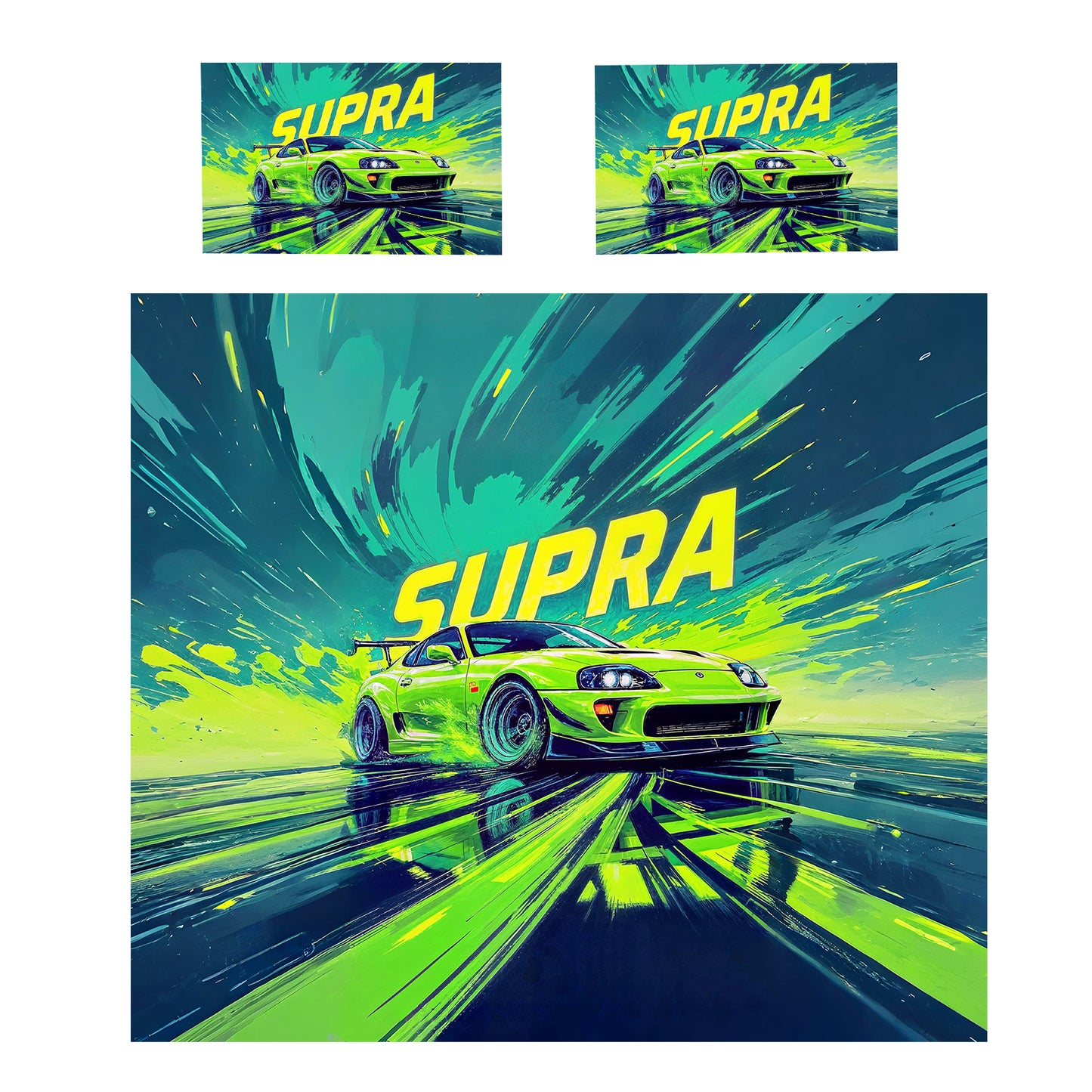 Supra Racing Duvet Cover Set