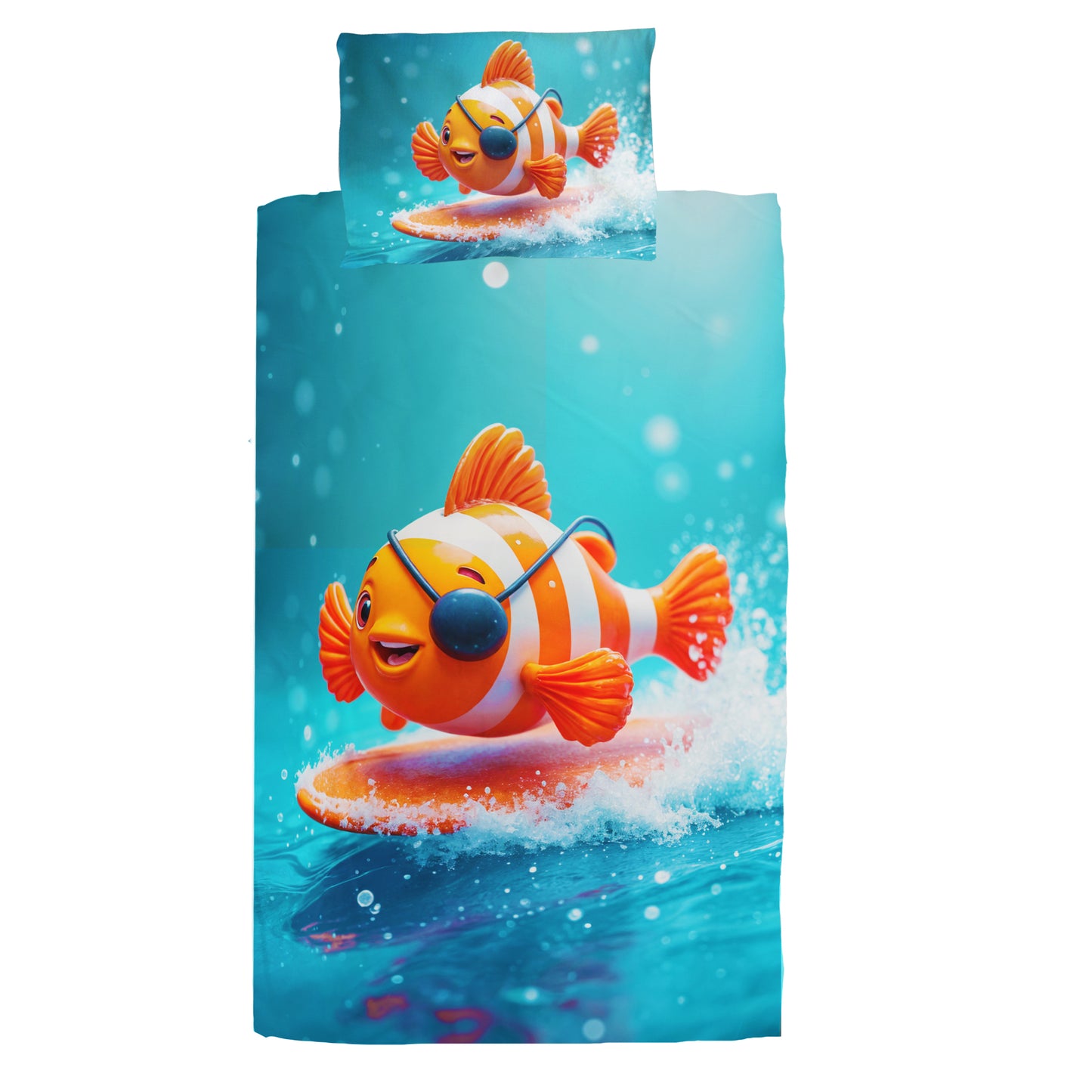 Surfing Clownfish Cot Set
