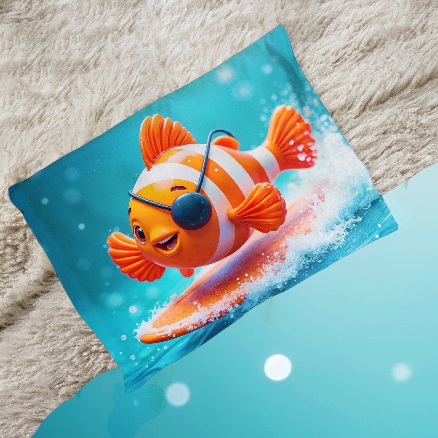 Surfing Clownfish Cot Set