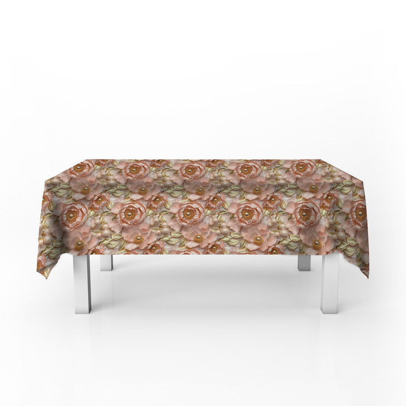 Subtle Peach Rectangle Tablecloth