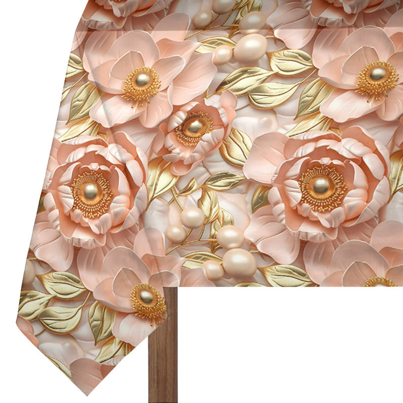 Subtle Peach Rectangle Tablecloth