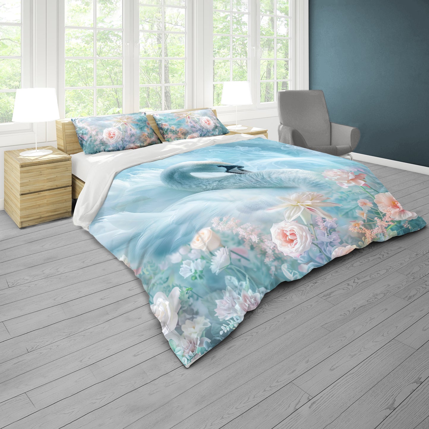 Swan’s Dream Duvet Cover Set