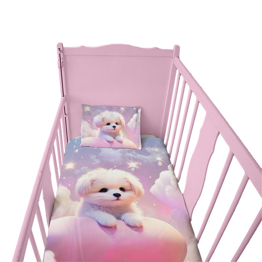 Sleeping Pup Cot Set