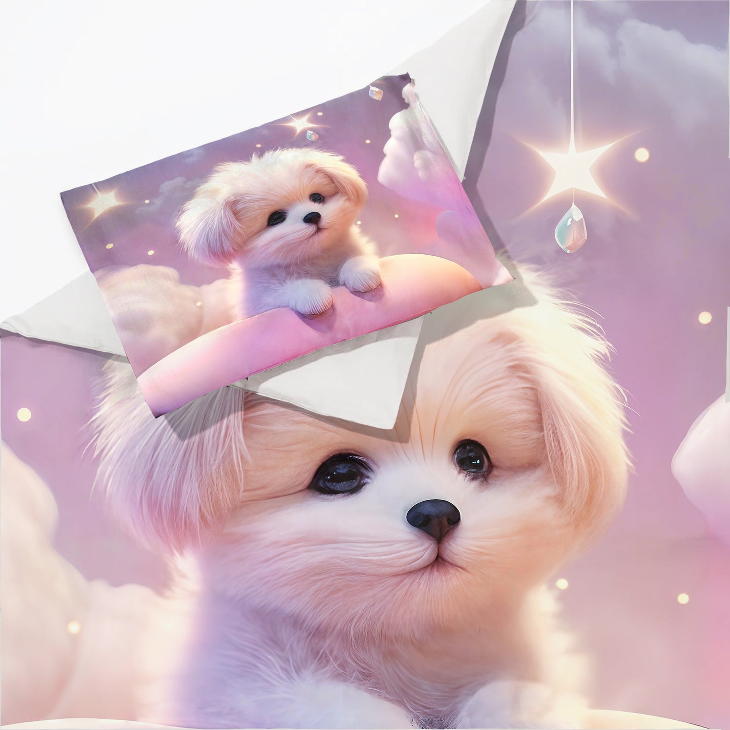 Sleeping Pup Cot Set