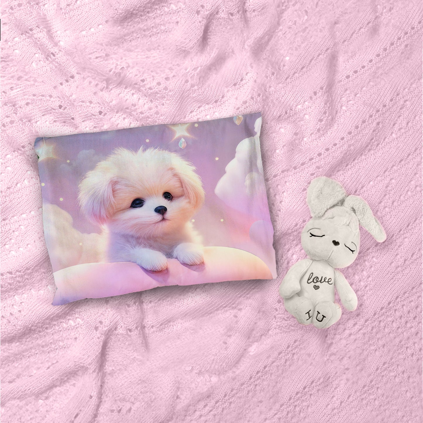 Sleeping Pup Cot Set