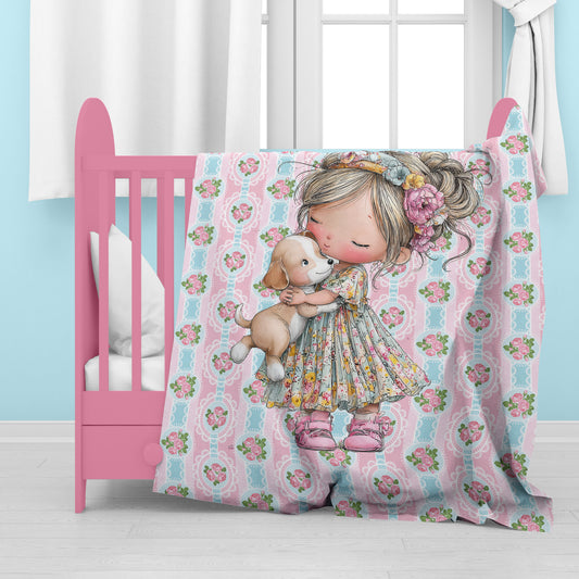 Sweet Sadie Baby Fleece Blanket