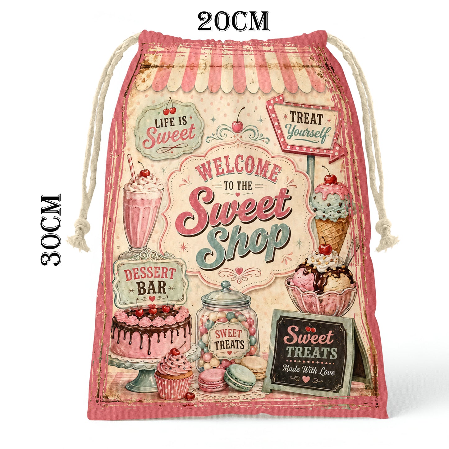Sweet Shop Gift Bag (Set of 3)