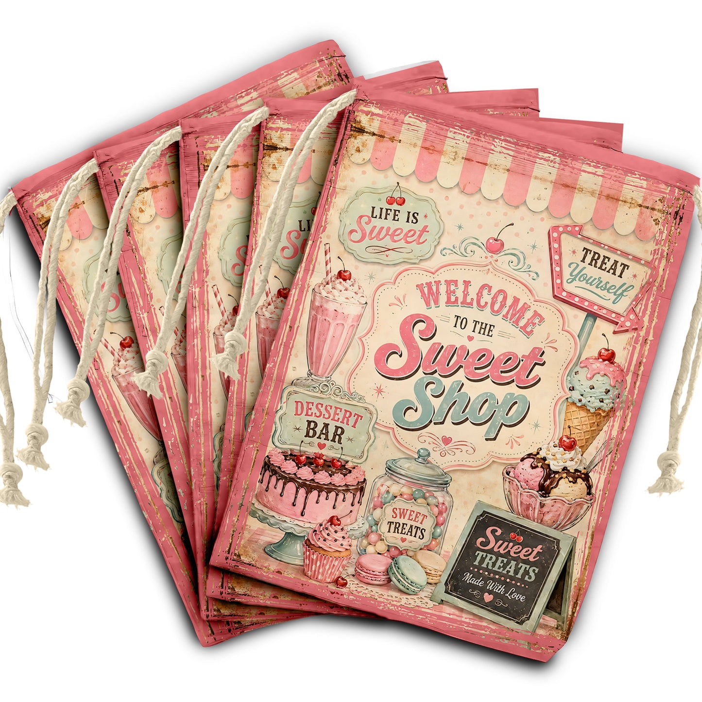 Sweet Shop Gift Bag (Set of 3)