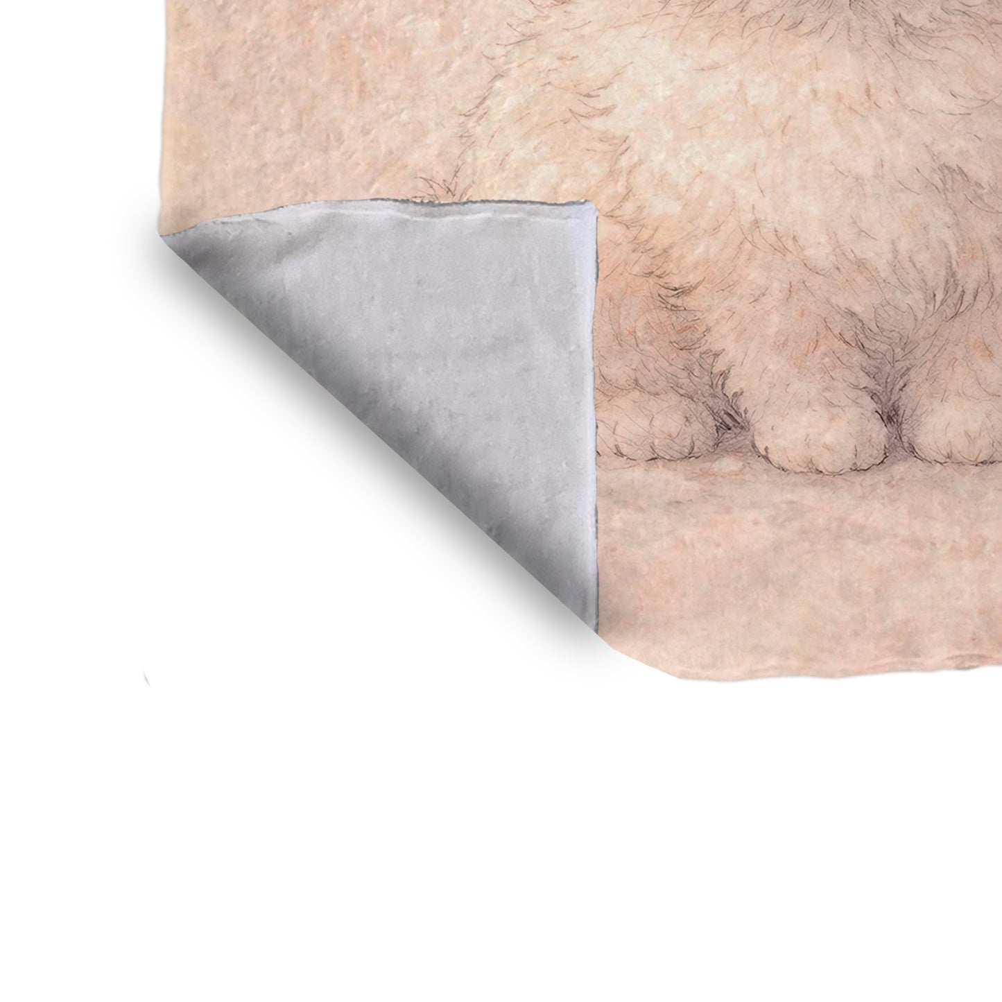 Sweet White Bunny Sitting Watercolor Baby Fleece Blanket by Nathan Pieterse