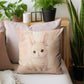 Sweet White Bunny Sitting Watercolor Kids Scatter by Nathan Pieterse
