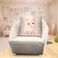Sweet White Bunny Sitting Watercolor Kids Scatter by Nathan Pieterse