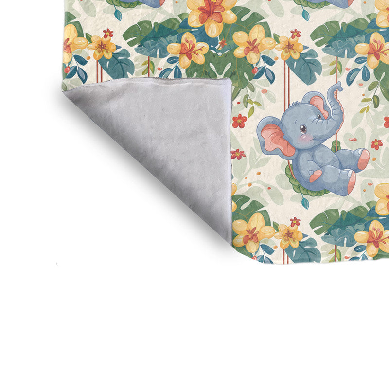Swinging in the Forest Minky Blanket