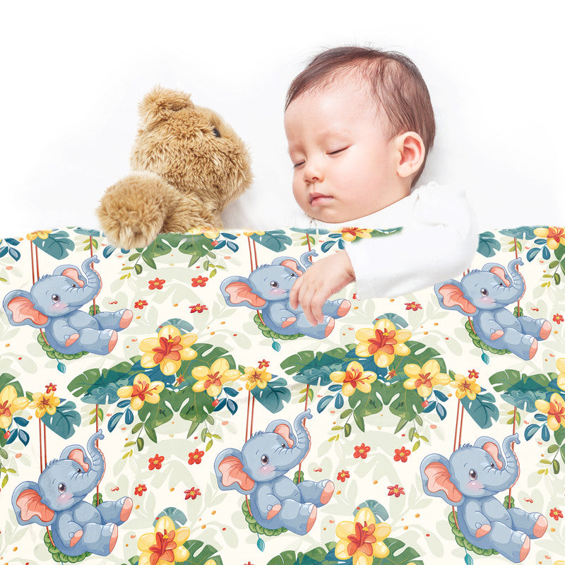 Swinging in the Forest Minky Blanket