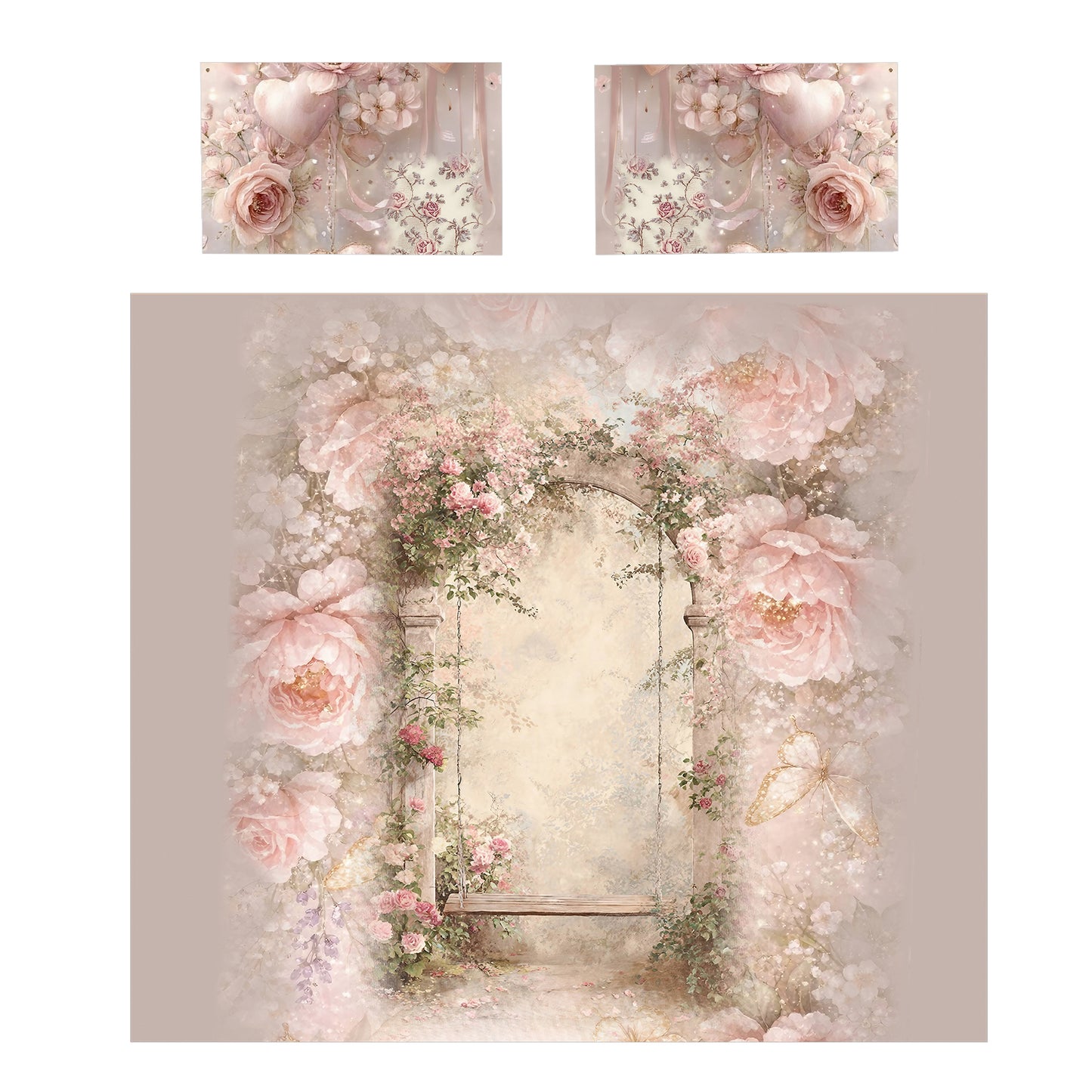 Swing of Roses Duvet Cover Set