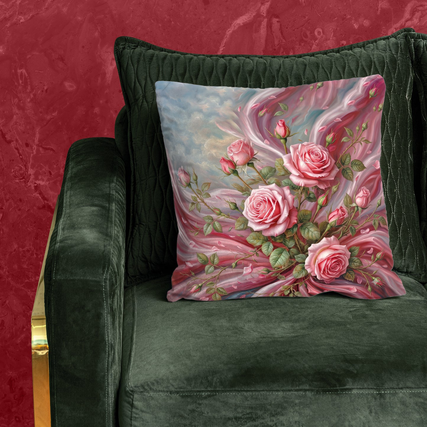 Swirling Rose Luxury Scatter