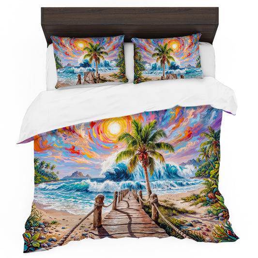 Supernova Iris Duvet Cover Set
