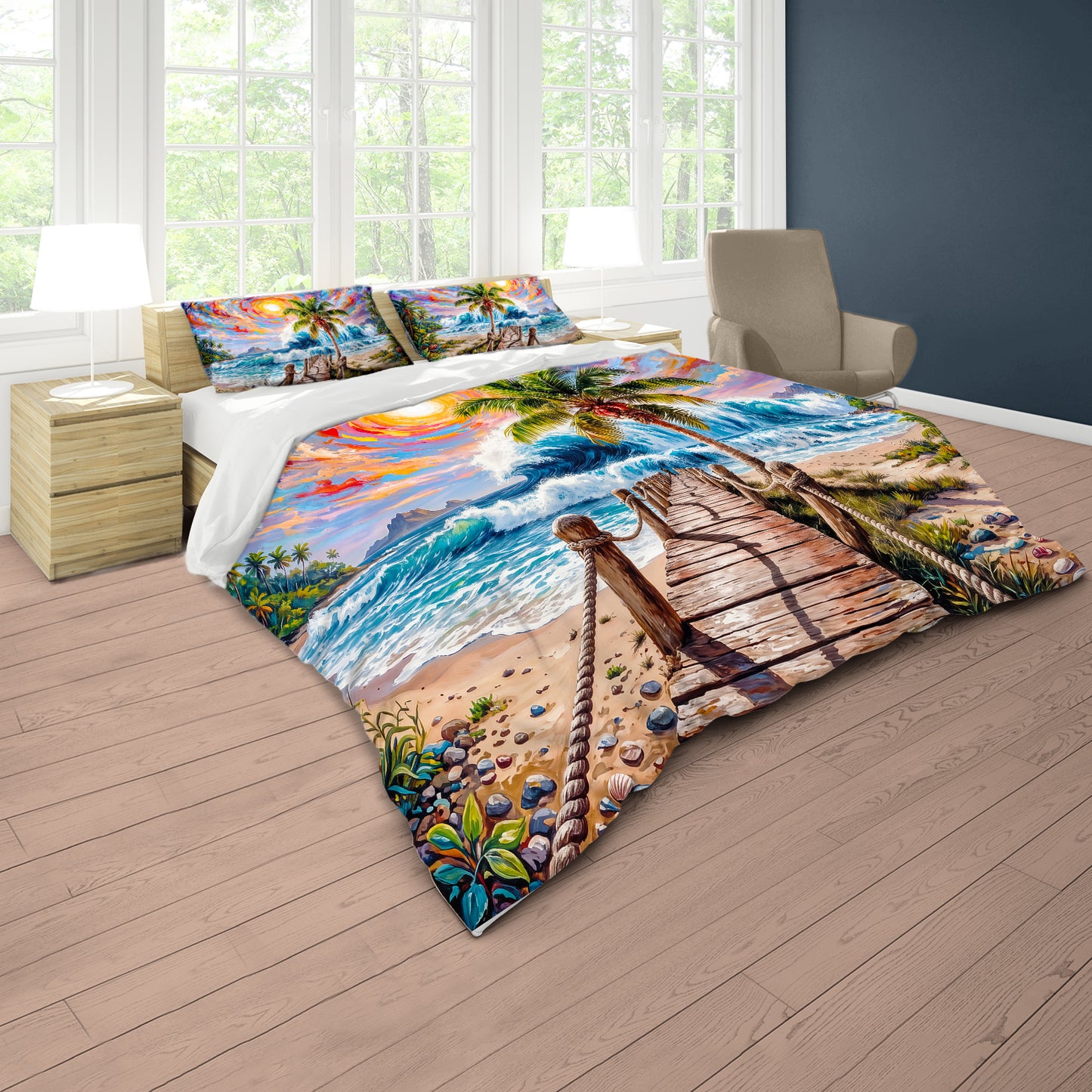 Supernova Iris Duvet Cover Set