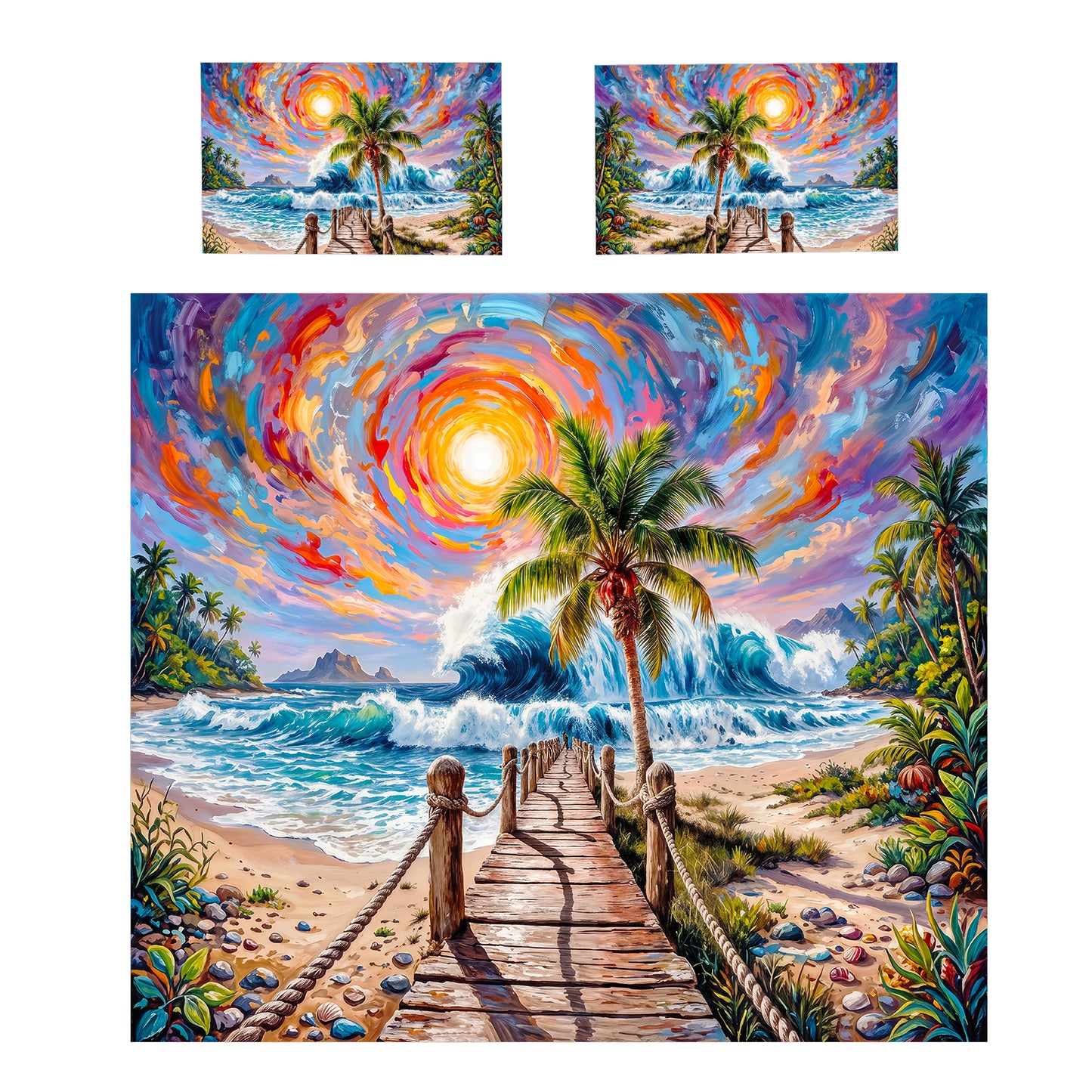 Supernova Iris Duvet Cover Set