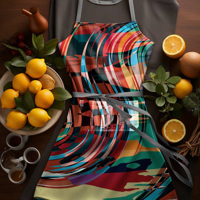 Swirls Medium Length Apron