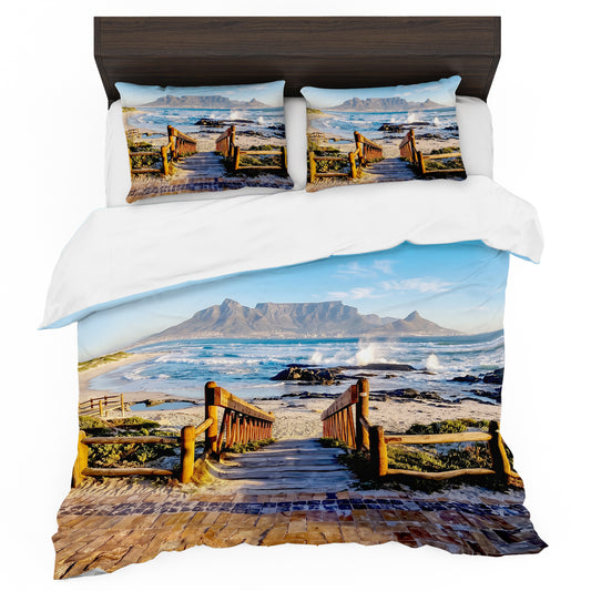 Table Mountain Beach Duvet Cover Set