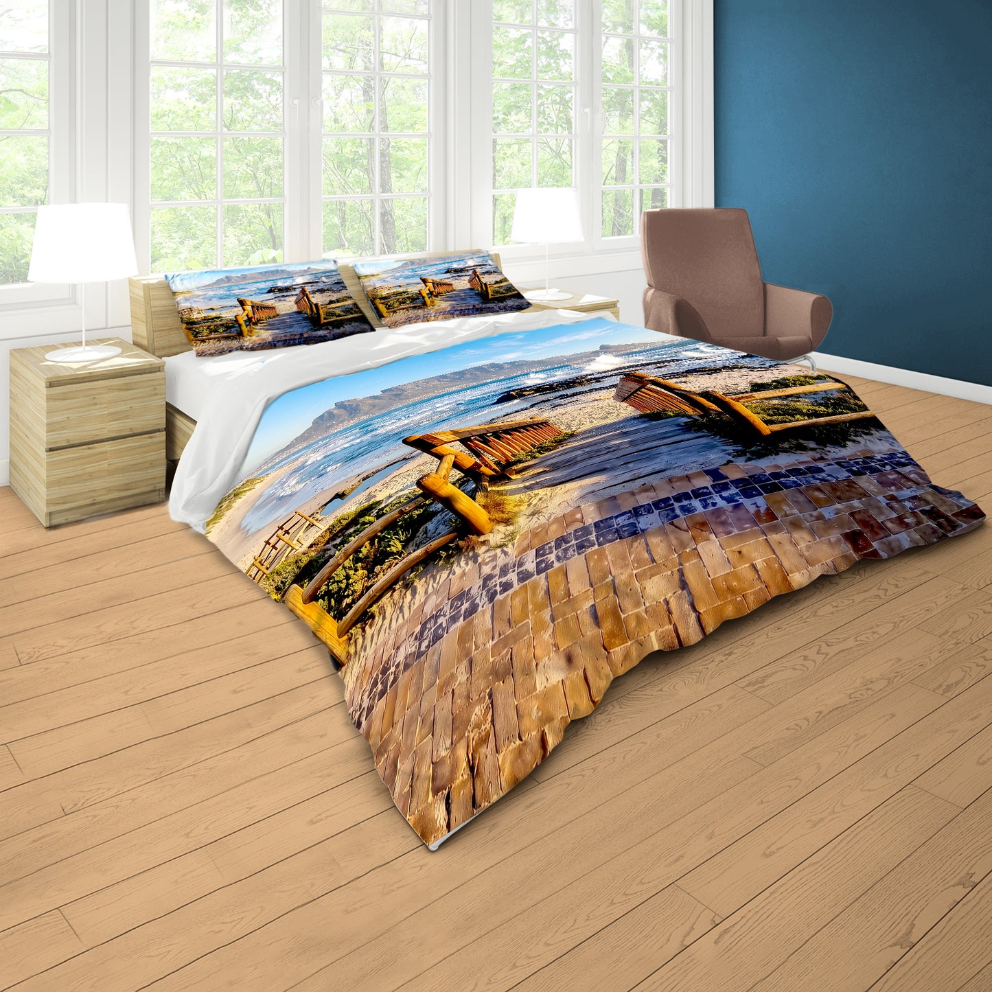 Table Mountain Beach Duvet Cover Set