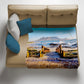 Table Mountain Beach Light Weight Fleece Blanket