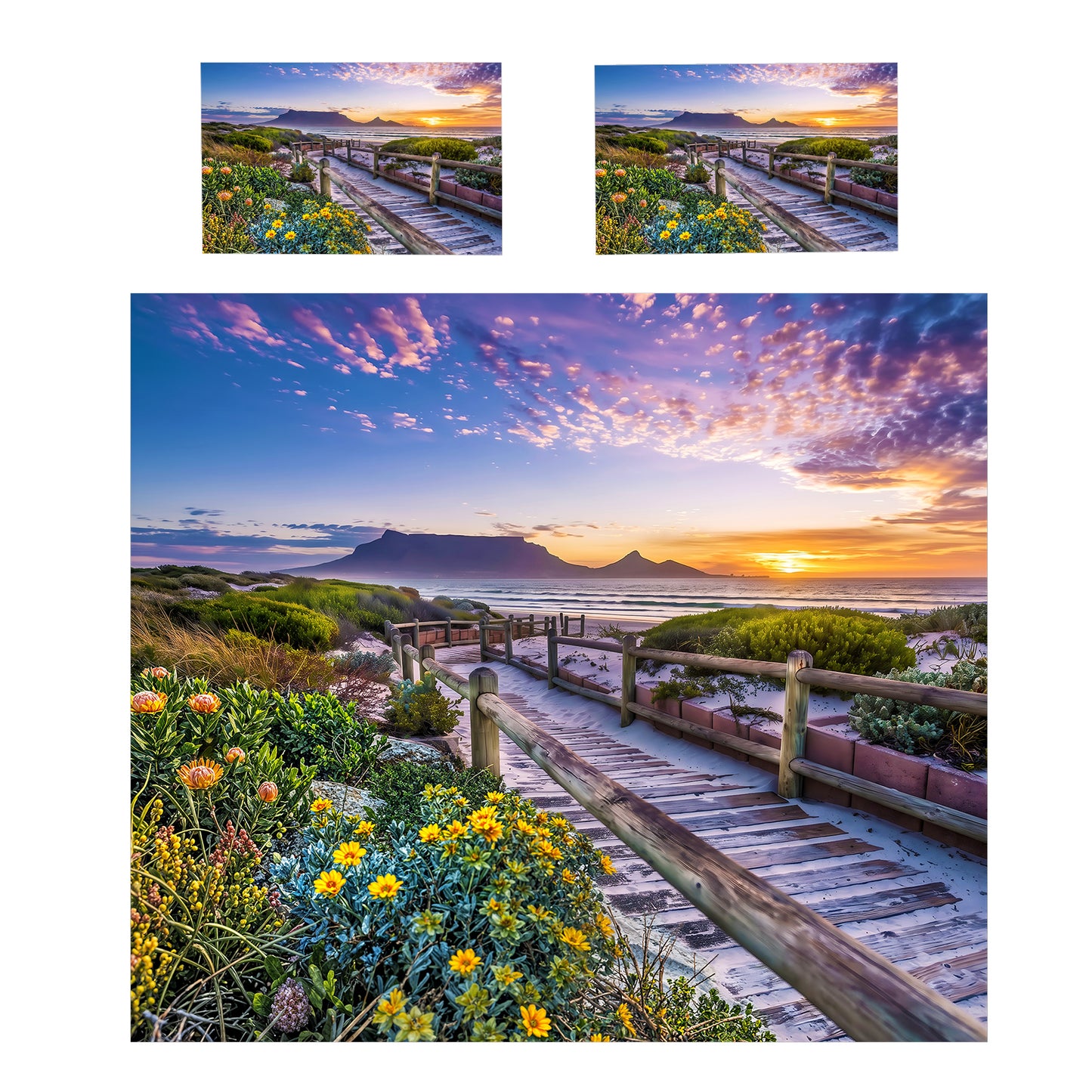 Table Mountain Magic Duvet Cover Set