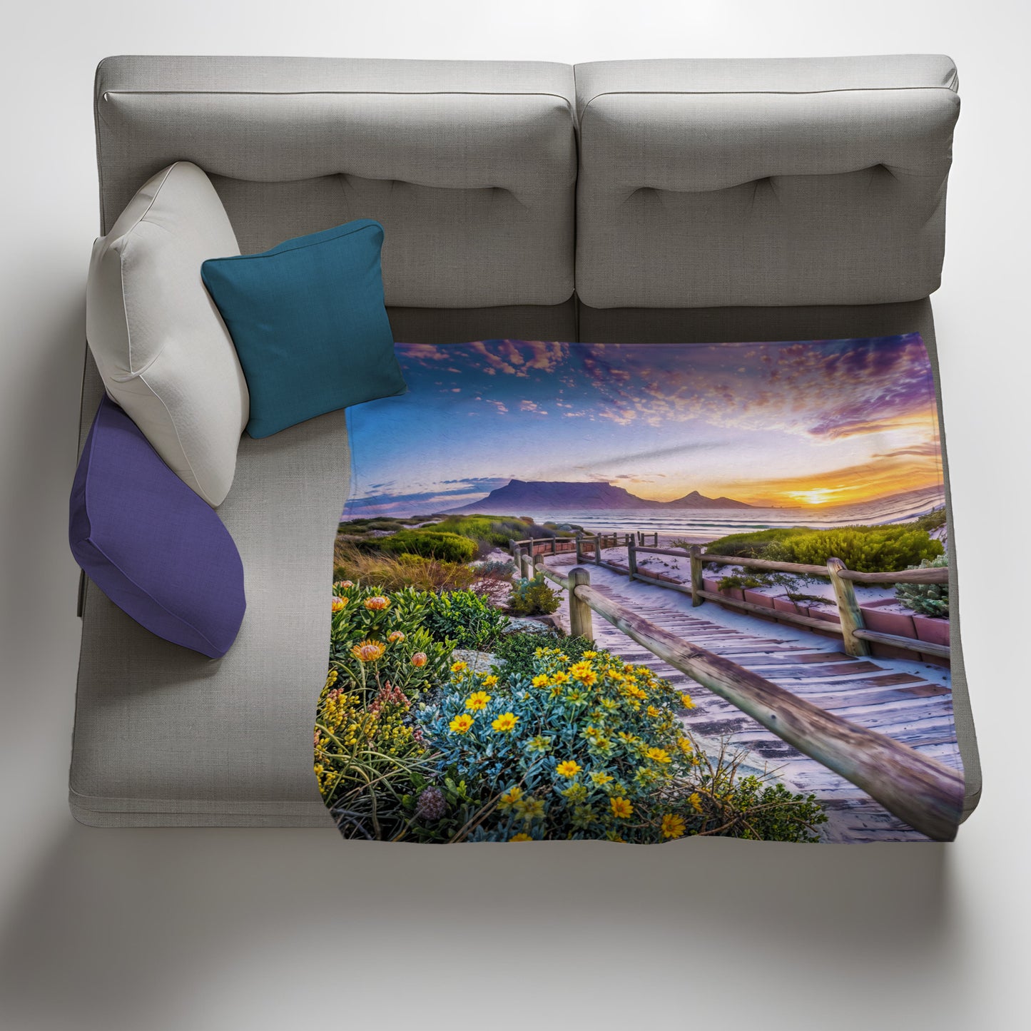 Table Mountain Magic Light Weight Fleece Blanket