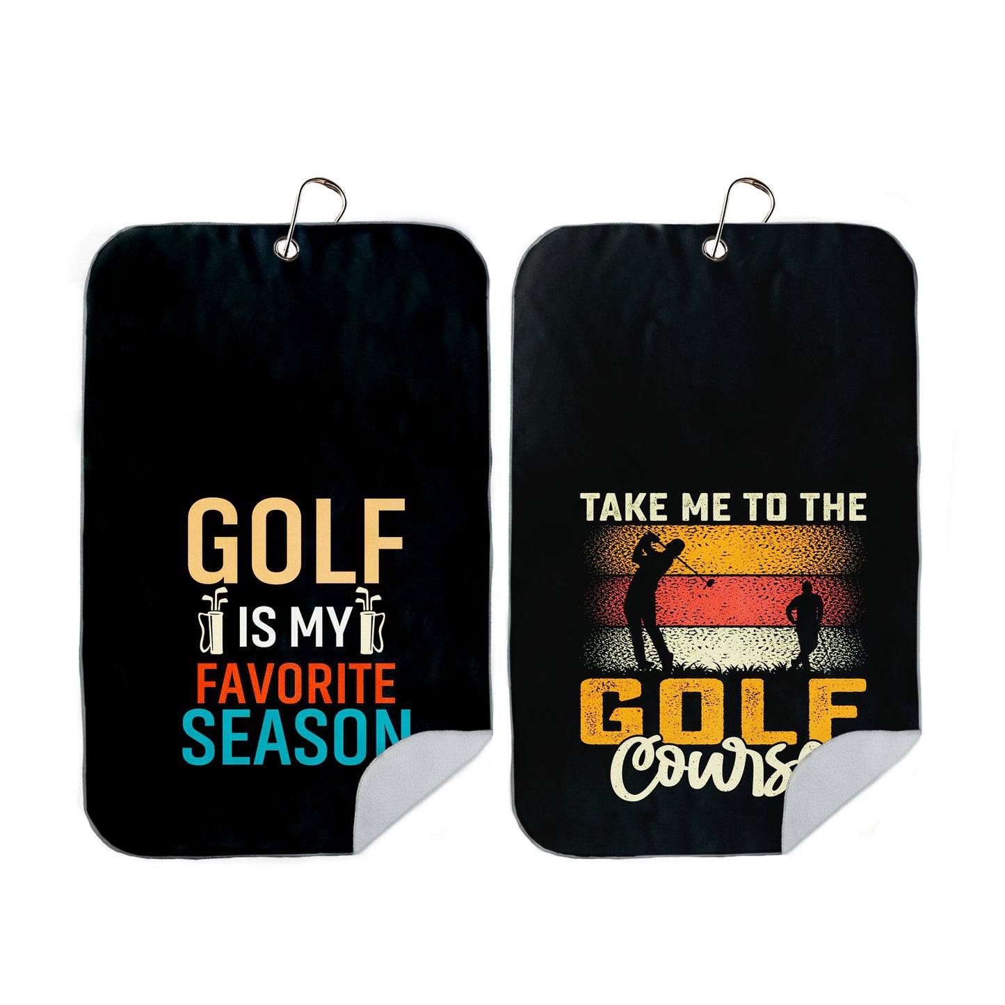 Take Me to Golf Golf Towel Set of 2
