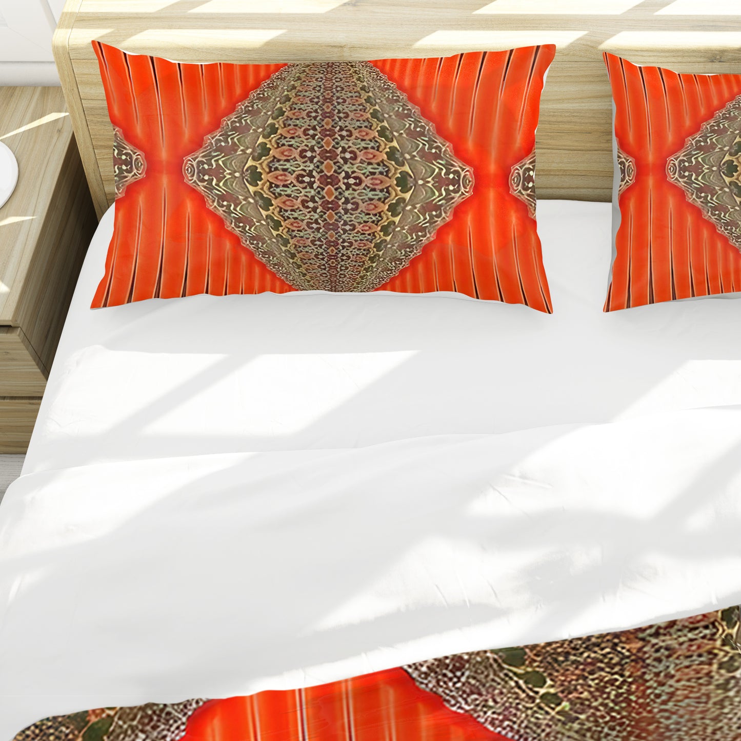Tangerine Tempest Duvet Cover Set