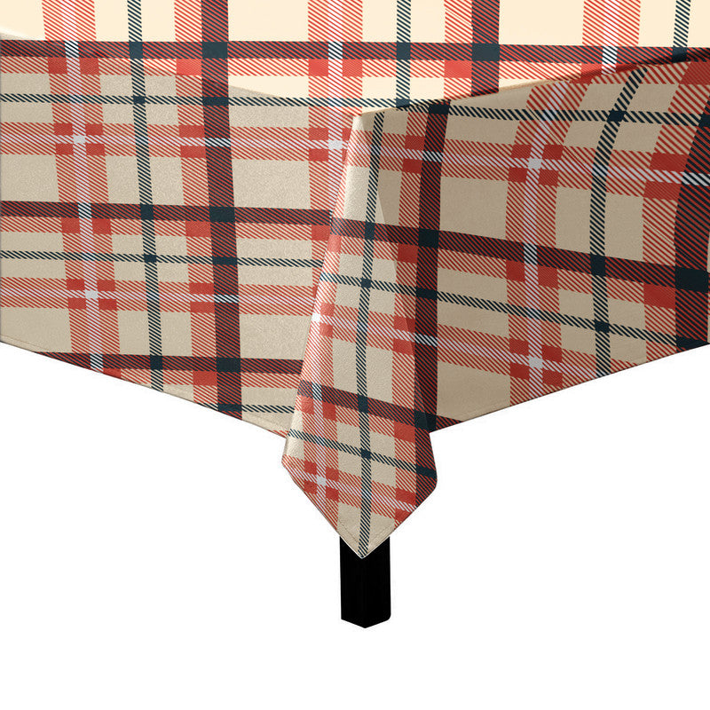 Tartan Beige Square Tablecloth