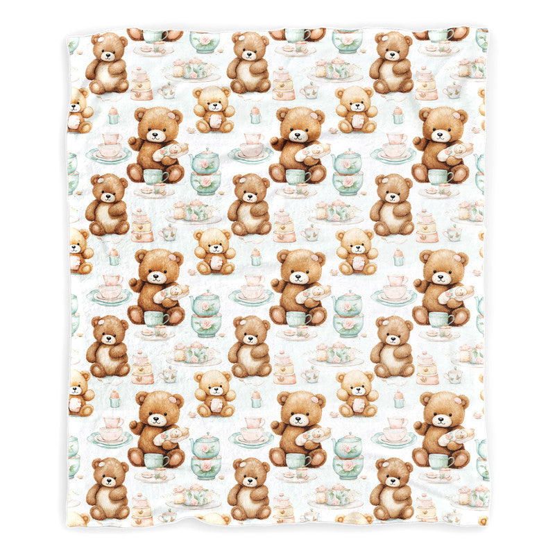 Tea Party Minky Blanket