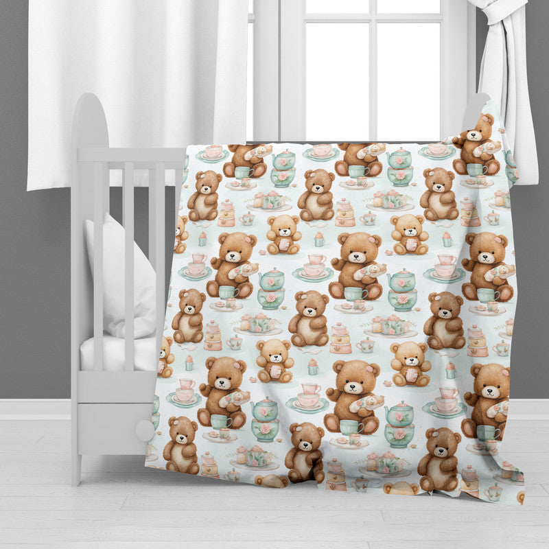 Tea Party Minky Blanket