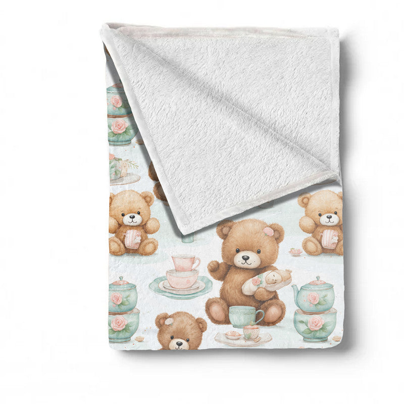 Tea Party Minky Blanket