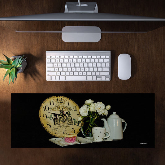 Tea Time Large Desk Pad by Annette Heymans