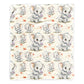 Tea and Chat Baby Fleece Blanket