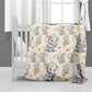 Tea and Chat Baby Fleece Blanket