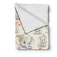 Tea and Chat Baby Fleece Blanket