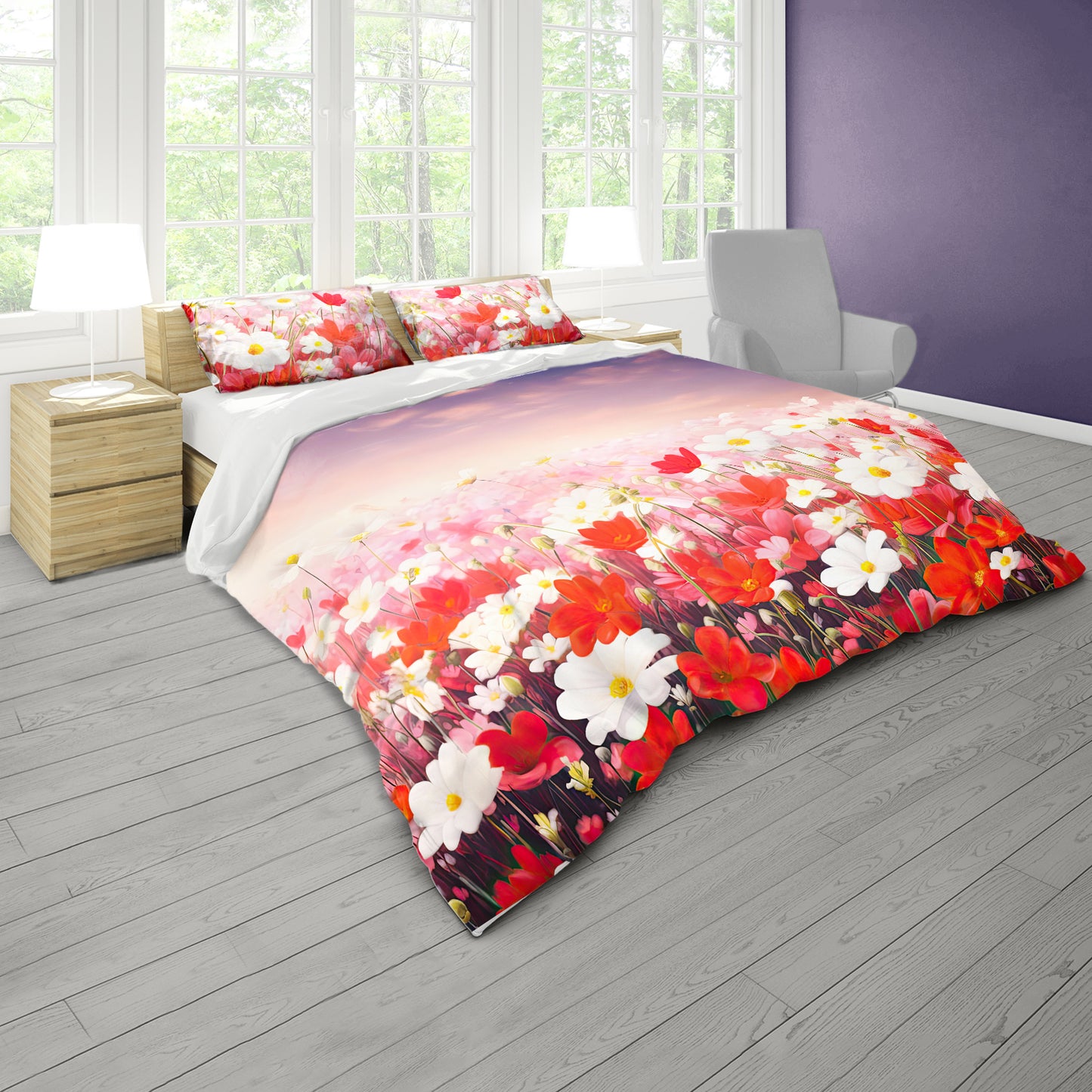 Tea Garden Nostalgia Duvet Cover Set