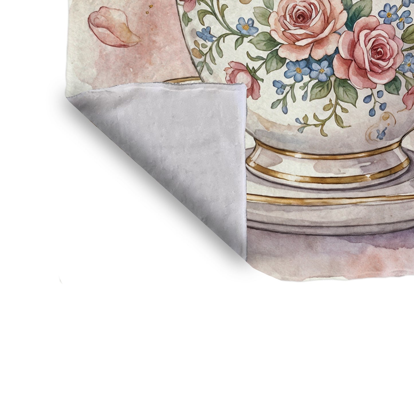 Teacup Piglet Baby Fleece Blanket