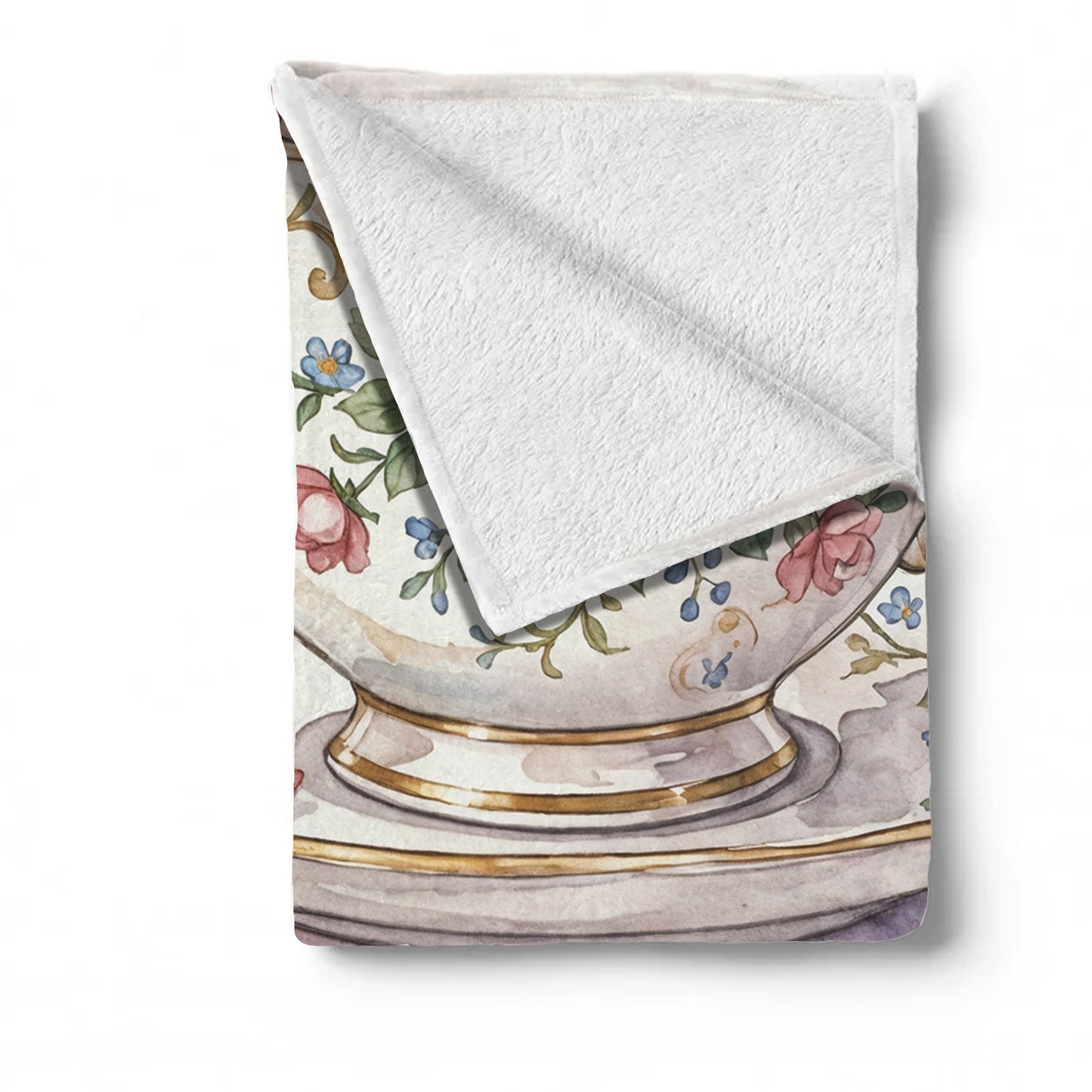 Teacup Piglet Baby Fleece Blanket