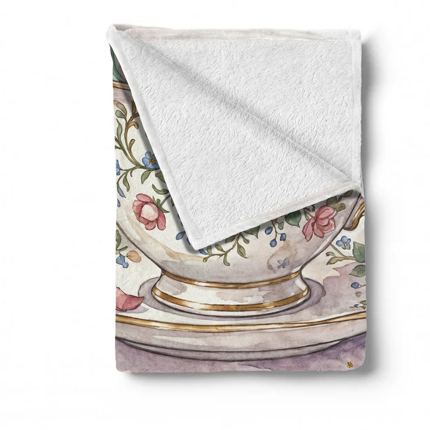 Teacup Unicorn Baby Fleece Blanket