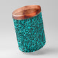 Teal And Swirls Drum Decoupage