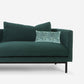 Teal Leaves Oblong Luxury Scatter