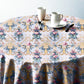 Teal Pink And Soft Grey Round Tablecloth