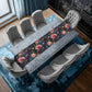 Teal Whispers Table Runner