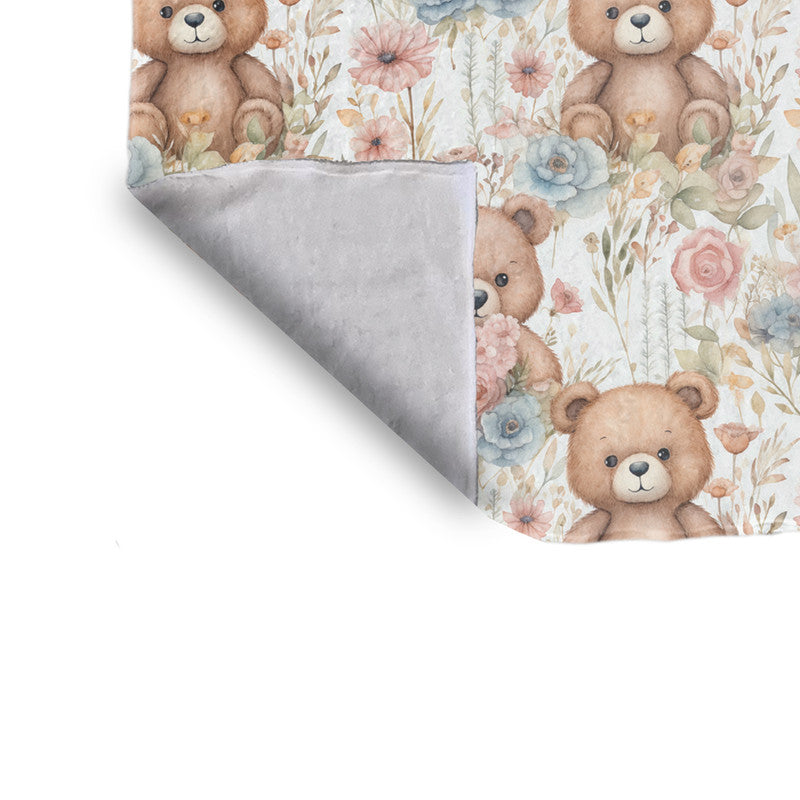 Teddybear Picnic Minky Blanket