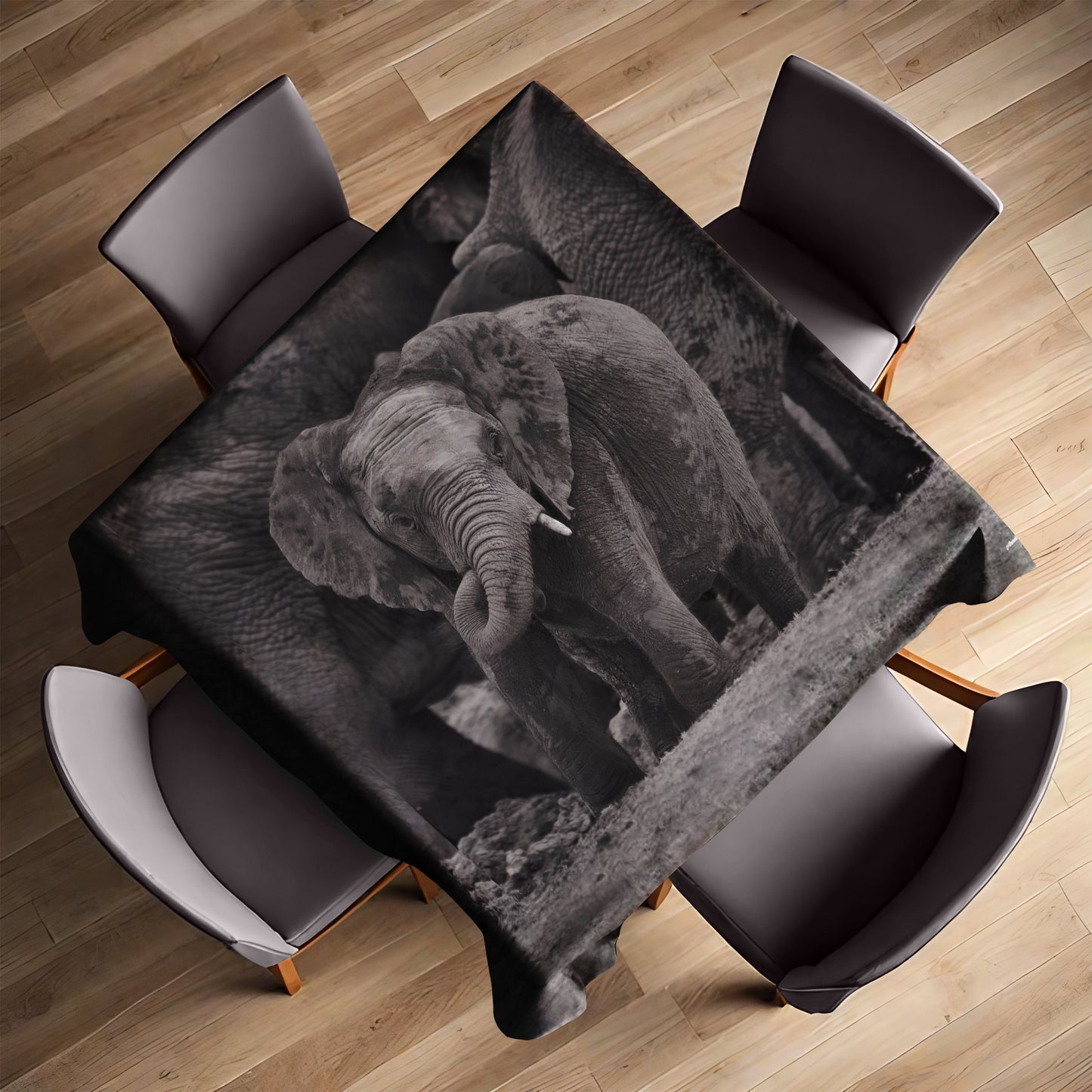 Teenager Ellie Square Tablecloth by Annette Heymans