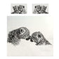 Tender Whiskers Leopard Babies Duvet Cover Set by Nathan Pieterse